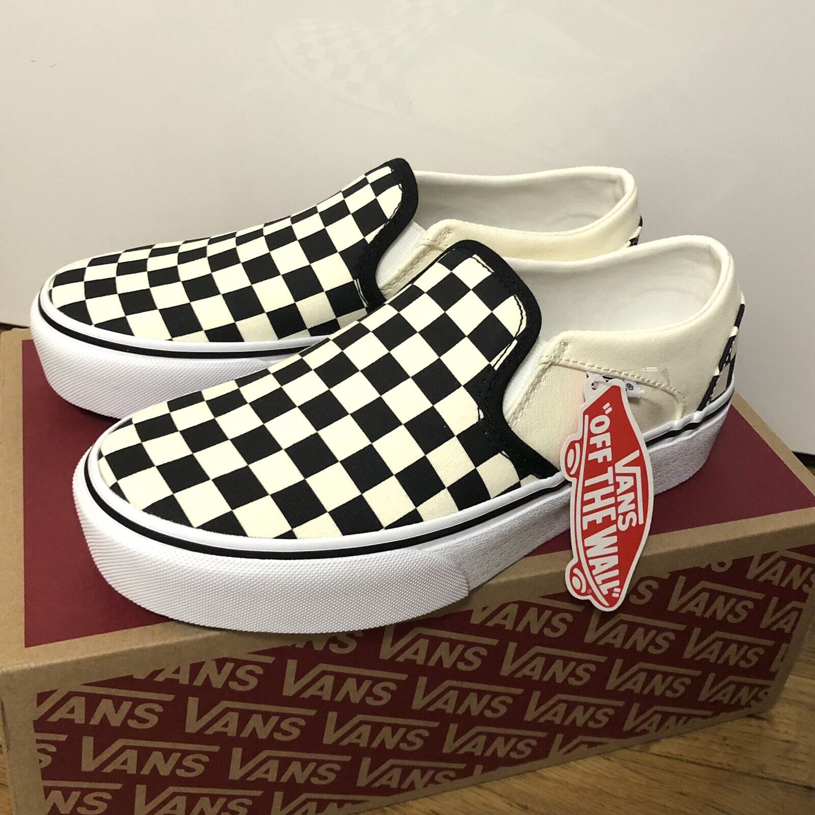 Tênis Vans Asher Xadrez Preto e Branco - l Surftrip l