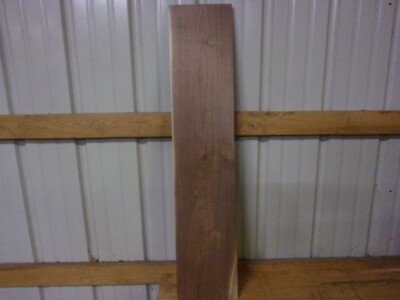 1 PC WALNUT LUMBER WOOD KILN DRIED BOARD 39 1/2''X 8 3/8''X 13/16'' LOT 1173V FLAT