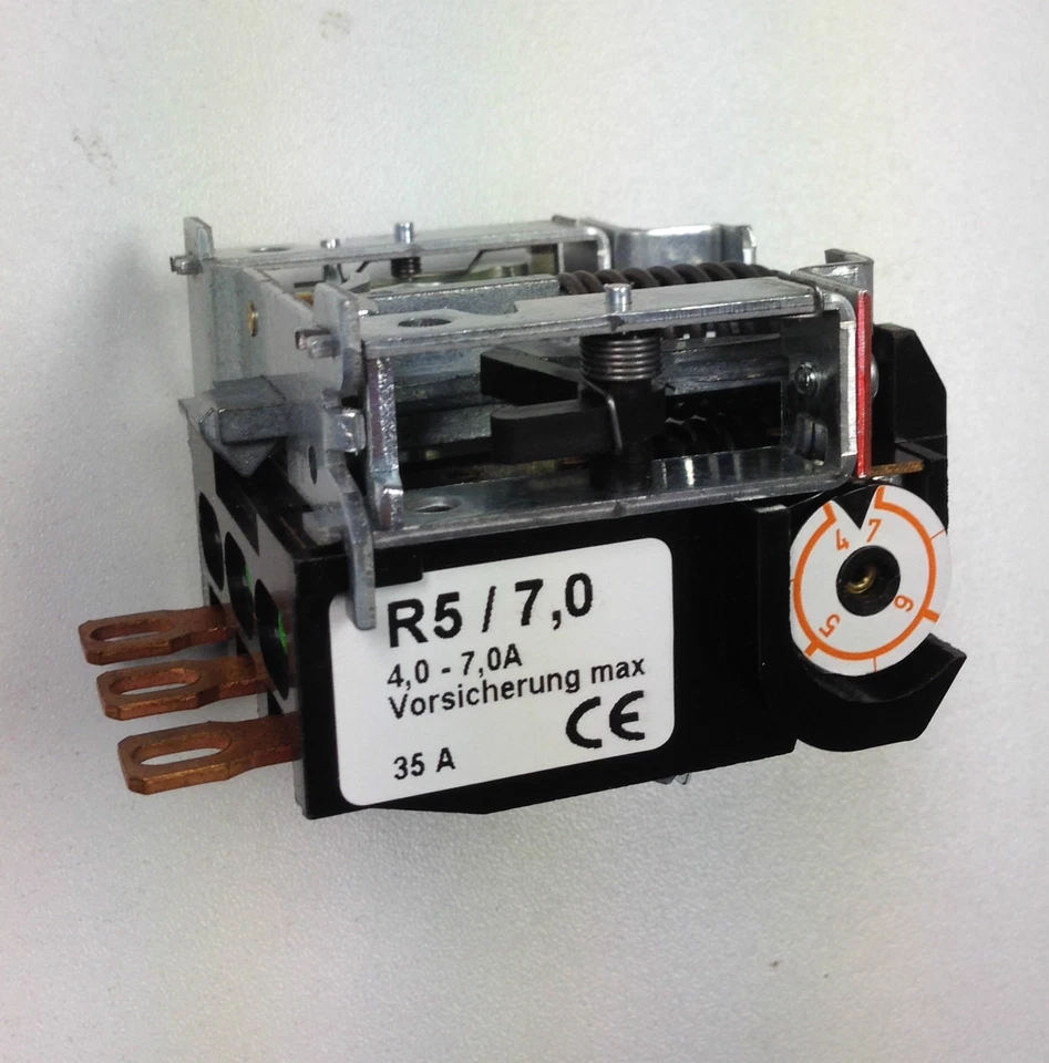 Motorschutzrelais / Motorschütz R5/7,0 für Condor Druckschalter 5/11 oder /16
