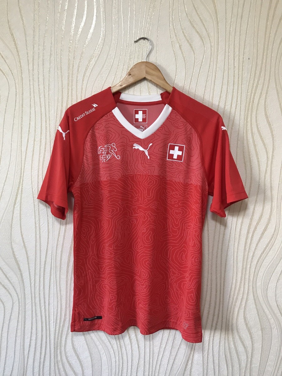SWITZERLAND 2018 2019 HOME FOOTBALL SHIRT SOCCER JERSEY PUMA