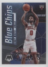 2019-20 Panini Mosaic Blue Chips Coby White #6 ke4