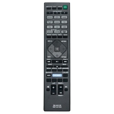 RM-AAU190 RMT-AA130U Replaced Remote fit for Sony AV Receiver 149301411
