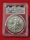 2017-W American Silver Eagle $1 Dollar ASE PCGS SP 70 BURNISHED FDI  #MF-T1342