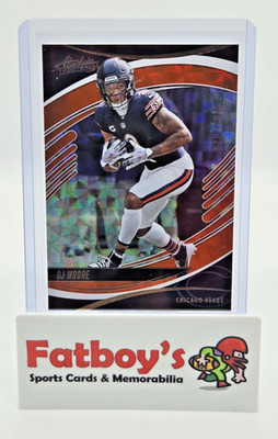 2025 Panini Absolute DJ Moore Orange Mosaic Parallel Card 202/825