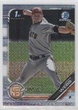 2019 Bowman Chrome Prospects Mega Box Mojo Refractor Logan Webb #BCP-79 tm7
