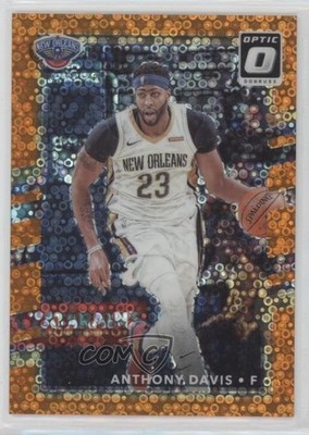 2017 Panini Donruss Optic Fast Break Orange Prizm 93/193 Anthony Davis #91 18ms