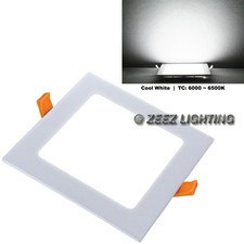 20W 9-Inch Square Cool White Dimmable Ultra-Thin LED Recessed Ceiling Down Light