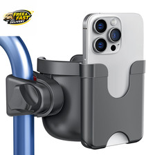 Cup Holder for Walker, Wheelchair Cup Holder with Phone Holder, Rollator