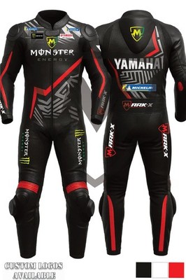 MarkX MotoGP Motorrad Lederkombi für Herren Rennanzug aus Leder CE Zertifiziert