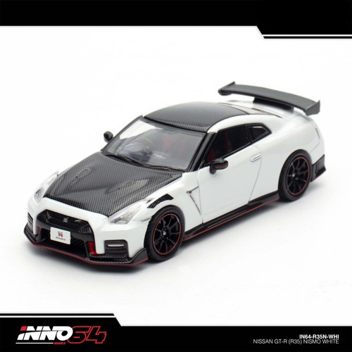 INNO64 - NISSAN GT-R (R35) NISMO Bianco - IN64-R35N-WHI - Foto 2 di 9