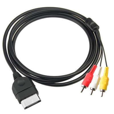 Composite Audio Video AV Cable for Original Microsoft Xbox Gen 1, 1.8M RCA to Co
