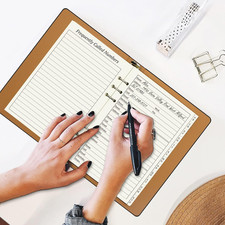 Refillable Address Book with Alphabetical Tabs, 600 Entry Spaces Large Print ...