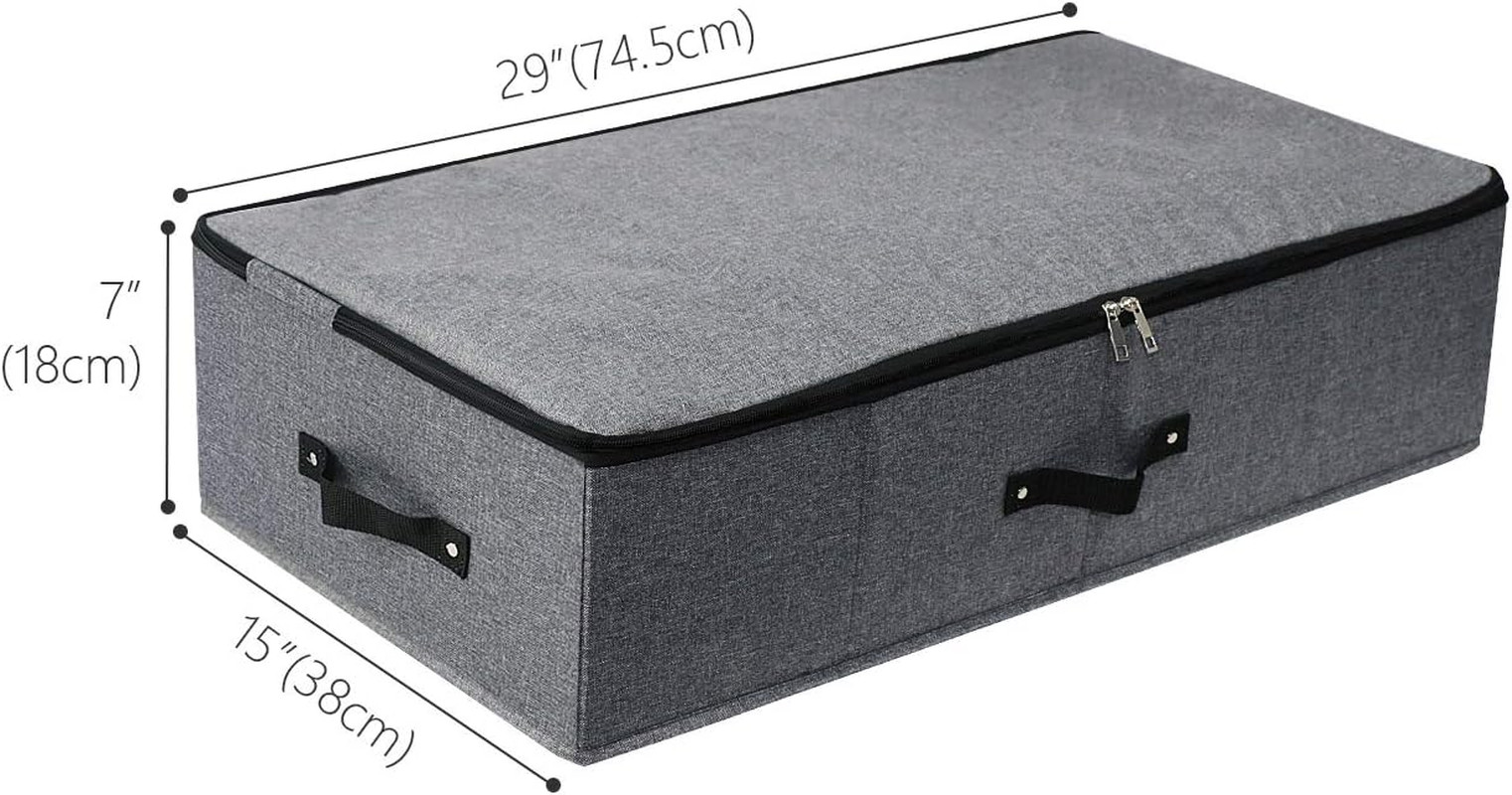 Scatola Sottoletto Salvaspazio per Piumoni e Giochi - Rinforzata e Lavabile - 2