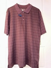 Men's Saddlebred Short Sleeve The Classic Polo Shirt Size Medium