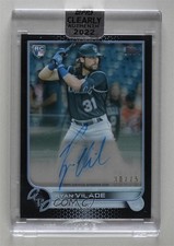 2022 Topps Clearly Authentic Auto Black 30/75 Ryan Vilade #CAA-RV Auto 04cw