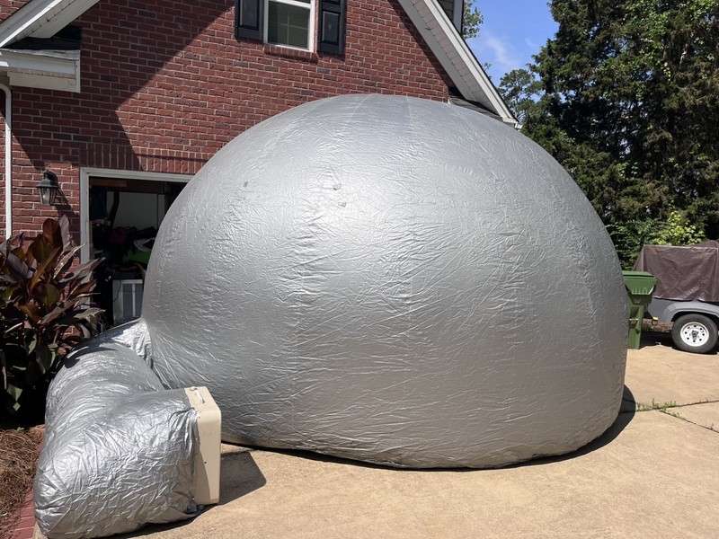 HUGE Inflatable Dome Igloo Starlab Planetarium, Blower and  4 Cylinder “slides”