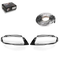 2X Streuscheibe Hauptscheinwerfer Glas Links Rechts FüR Audi A4 8K B8 2007-2011