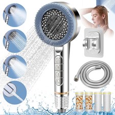 Shower Head Filtered Shower Head High Pressure With 4 Jet Types for Hard Water