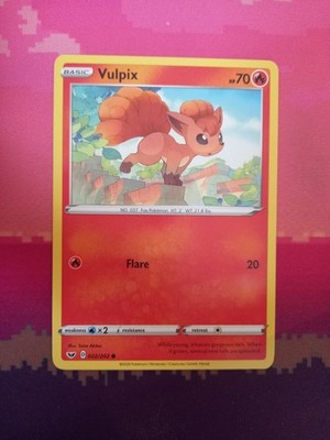Pokemon Karte Vulpix Schwert & Schild 022/202 Near Mint