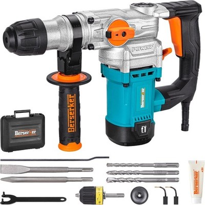 1-1/8'' SDS-Plus Rotary Hammer Drill with 1/2'' SDS Plus Shank Keyless