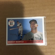 2006 Topps Mickey Mantle Home Run History Mickey Mantle #MHR51 New York Yankees