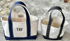 1+1  L.L. BEAN • MICHEL KLEIN USA • France Small•Mini Tote Bags - VG