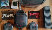 RARITÄT - Atari Jaguar Konsole inkl. CD-Rom-Laufwerk & viele Spiele - PAKET