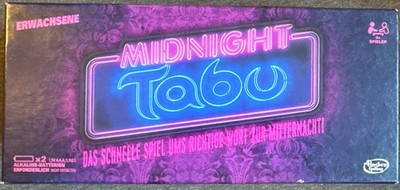 Tabu Midnight für Erwachsene | Vollständig mit Buzzer | Hasbro 2016 Partyspiel