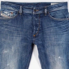 Mens Diesel KOOLTER 008SS Tapered Blue Jeans W34 L32