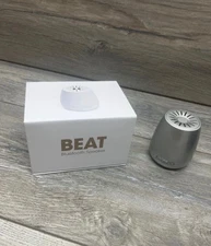 Bluetooth Speaker Beat Branded circular silver boxed USB Charger
