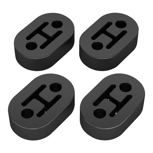 Perchas de escape de goma de poliuretano de rendimiento silenciador ajustable universal 4 piezas - Imagen 1 de 4