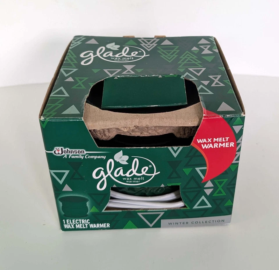 NUEVO Calentador de Fusión de Cera Eléctrico Glade Verde Colección Limitada de Invierno SC Johnson Foto 4 de 4
