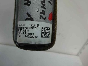 klimaverdampfer CITROEN DS3 - 1 GENERACION 2009 - 2014 - T4922002 iverp120827