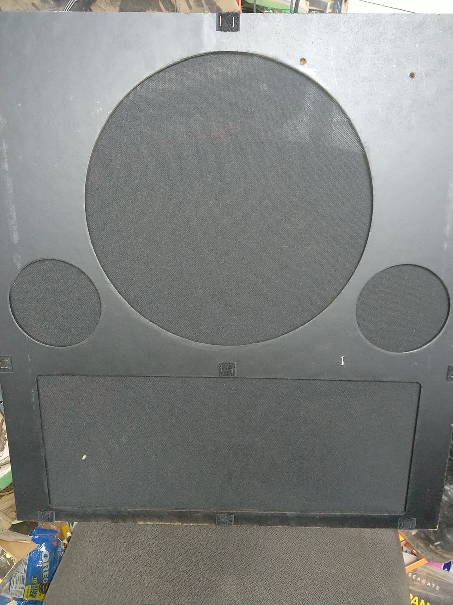pair of Altec Lansing Santiago 878B Speaker cloth Front cover grills