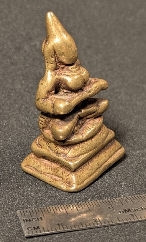 India, Hindu diety Anapurna-Shiva- Antique statue  18th Century (Chola?)