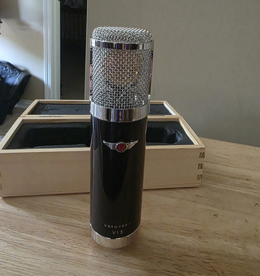 Vanguard Audio Labs V13 Condenser Microphone Kit w/ Shock Mount & Power Supply