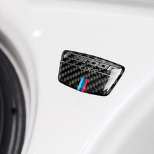 Carbon Fiber Car Styling Sticker Decotor Trim Emblem Universal For Bmw