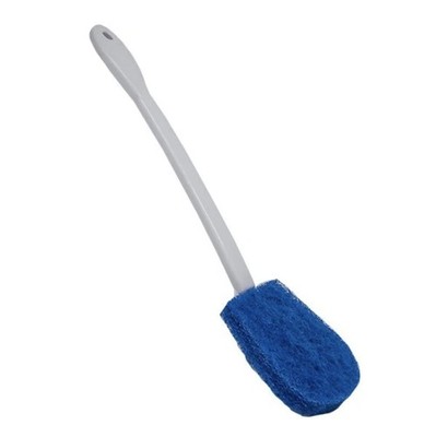 LOLA Bath & Toilet Bowl Scrubber Brush w/Comfort Handle & Hang Hole. Non-Scra...
