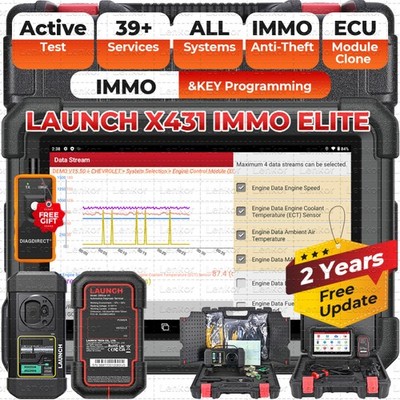 2026 Launch X431 IMMO ELITE IMMO PLUS Key Programming All System Diagnostic Scan