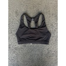 Athleta Black Racerback Sports Bra Size S Medium Support