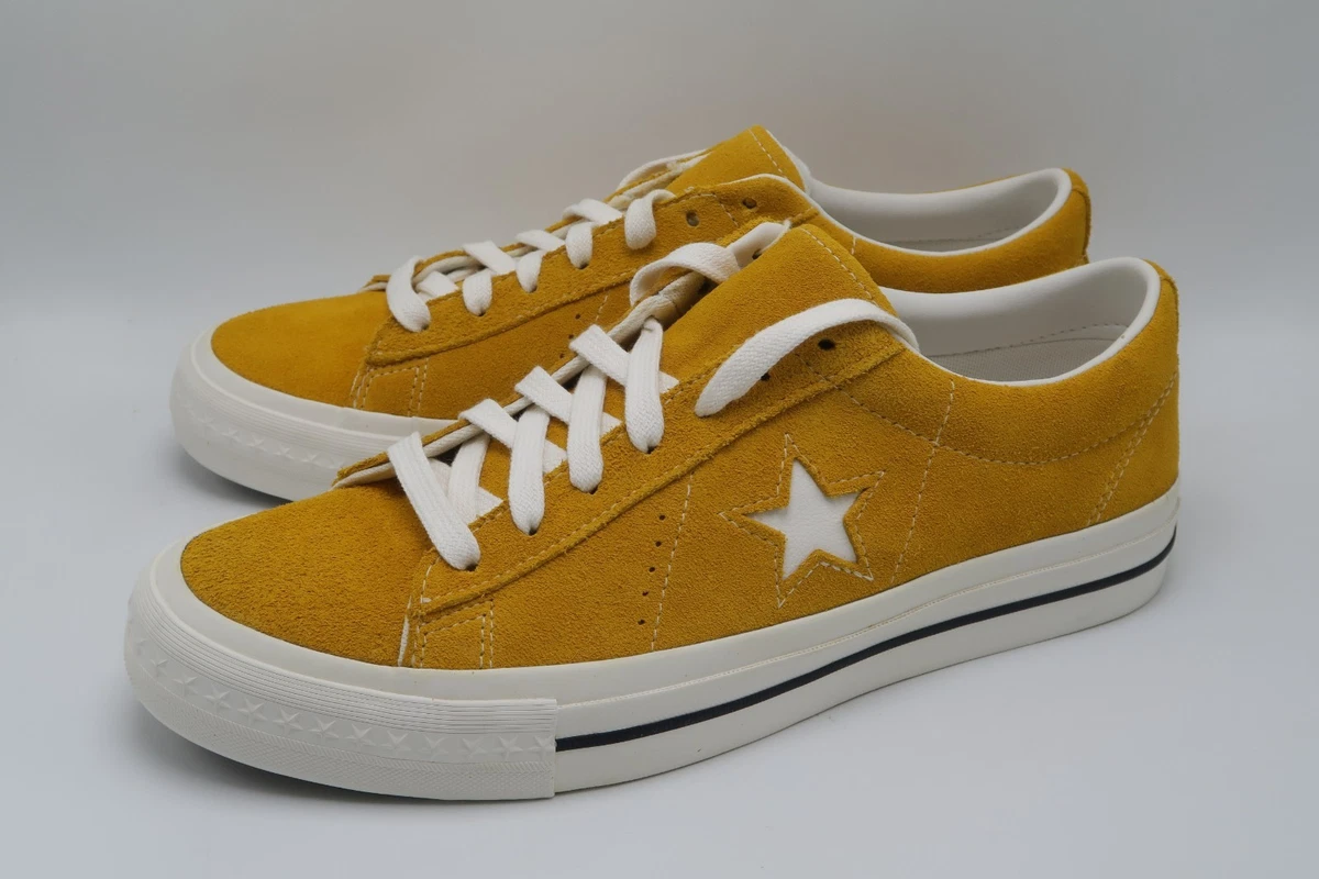 ☆再々値下げ☆CONVERSE ONE STAR ホワイト&イエロー&ワイン Converse One Star 95 Low Yellow Vintage White A14713C size 11.5