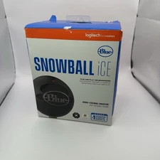 Logitech for Creators BlueSnowball iCE Microphone Stand & USB cable, Black