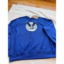 Champion Reverse Weave Air Force Academy Sweatshirt Royal Blue Mens XXL
