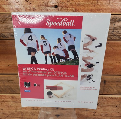 #ad Speedball Basic Fabric Screen Printing Super Value Kit New $15.00