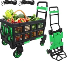 multi-functional Folding Hand Truck, Utility Dolly Platform Cart with a frame