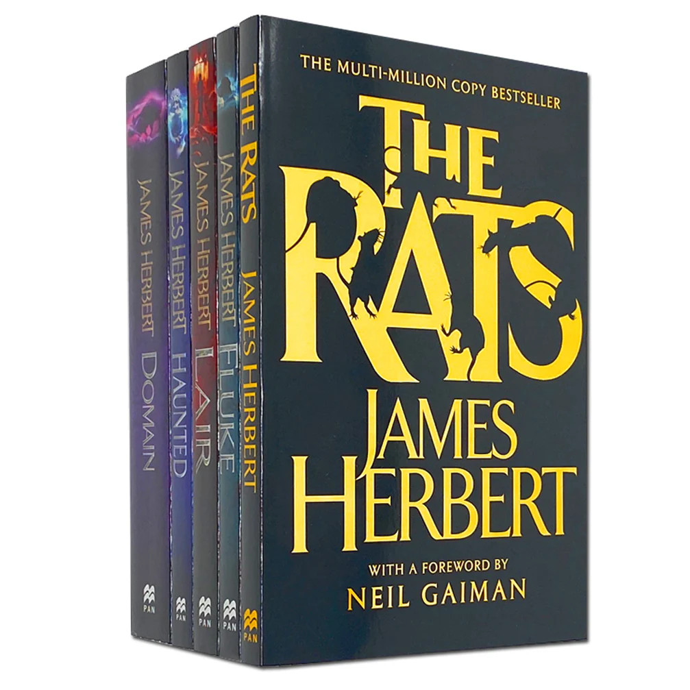 James Herbert Horror Fiction Book Set | 5 Books Collection  | Oja-Kaukola Jukka