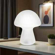 Mushroom Frosted Light Design Desk Table Lamp Battery Powered LED Fairy Lights