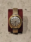 Vintage 1970s Timex Automatic Mechanic Men Day Date Watch Running