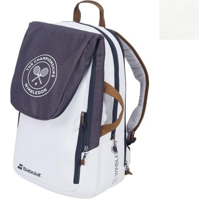 Pure Wimbledon Tennis Backpack (White/Grey)