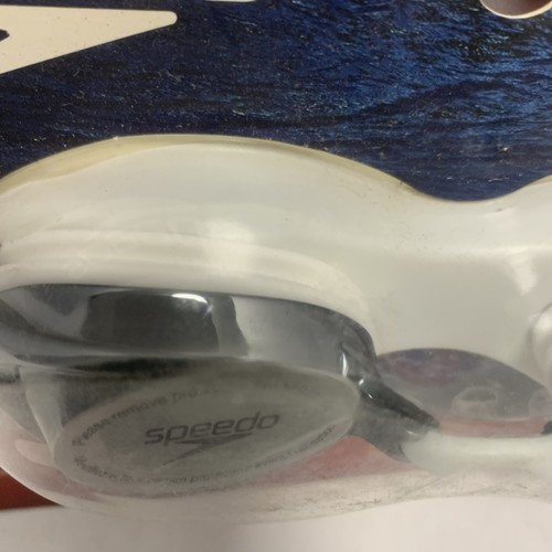 Speedo Record Breaker Gafas de Natación Espejadas para Adultos Antiniebla Protección UV Blanco - Imagen 8 de 12